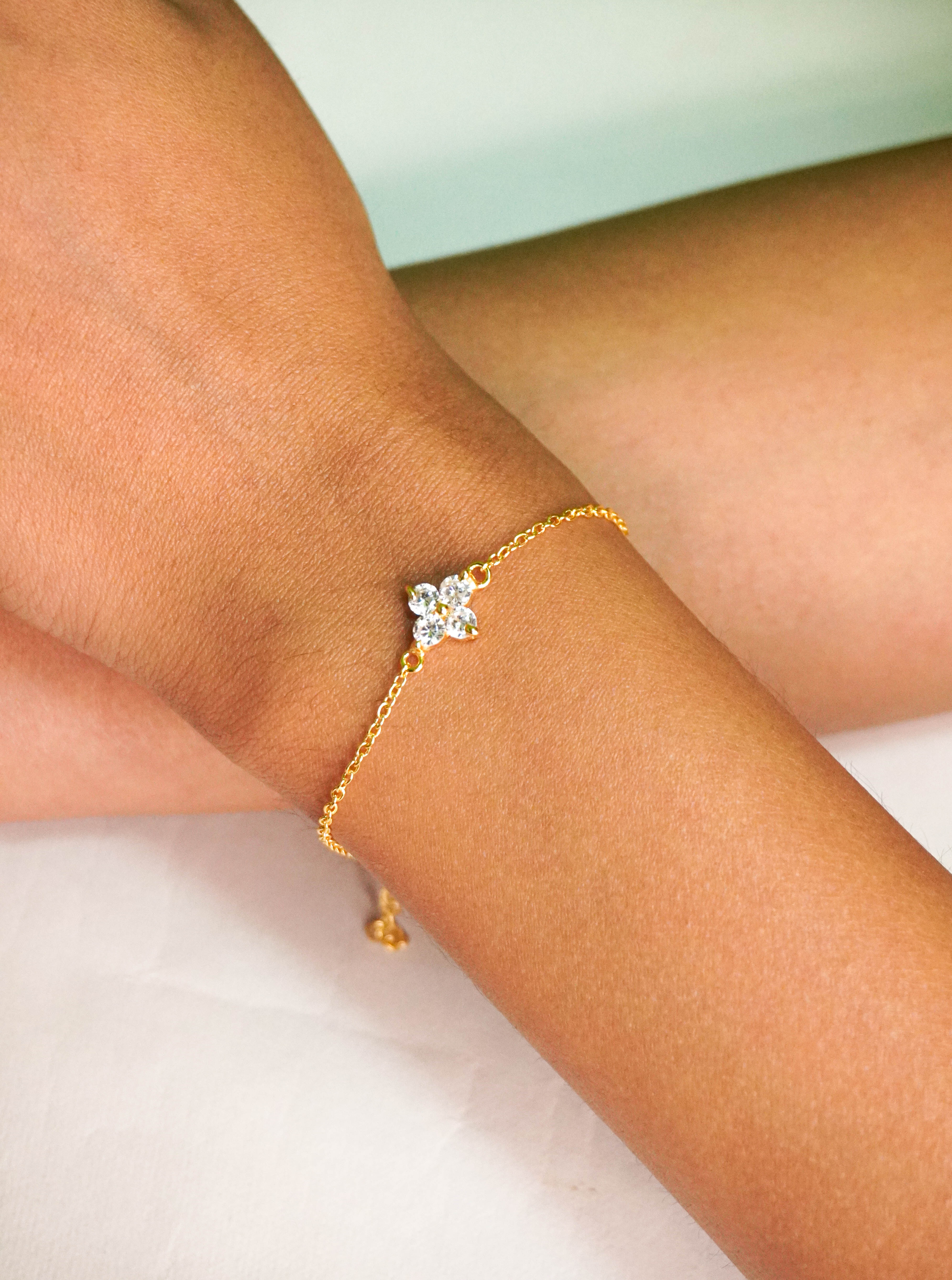 Azure Bloom Bracelet