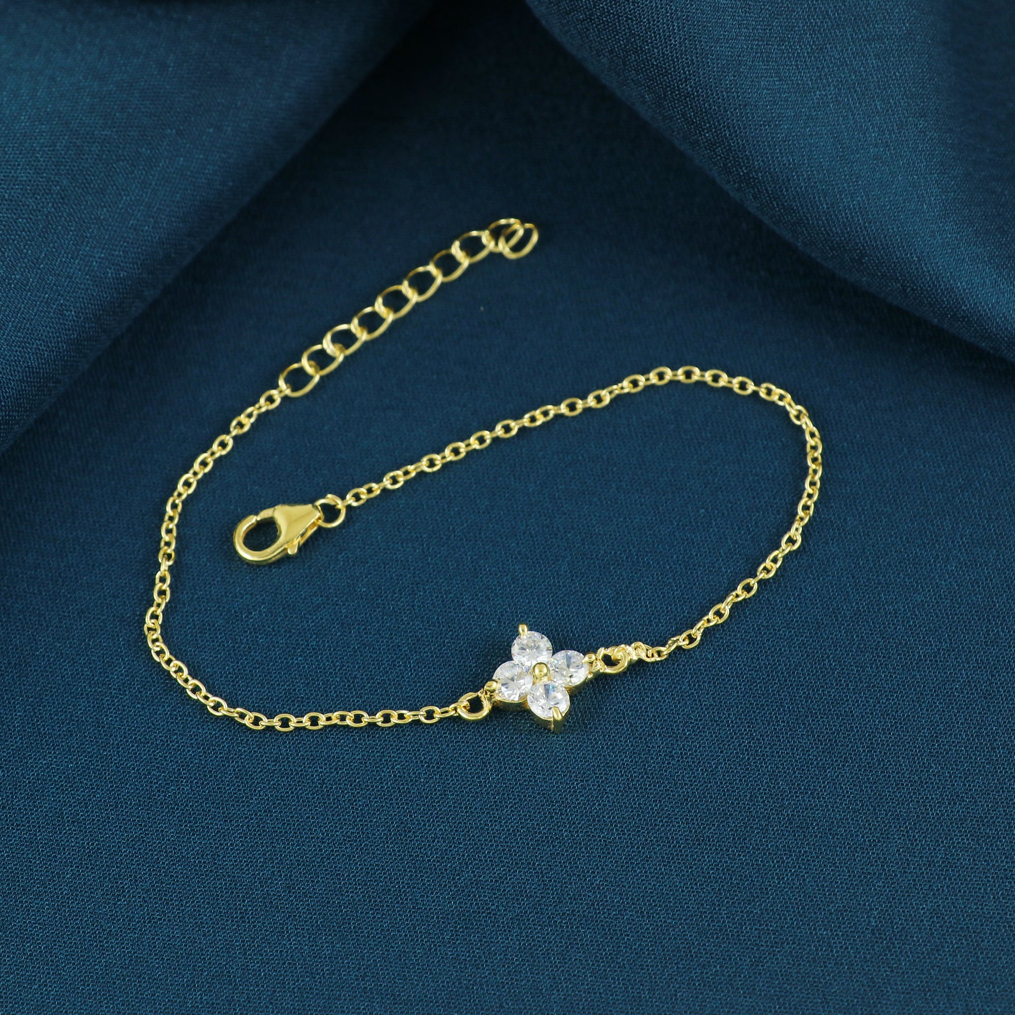 Azure Bloom Bracelet