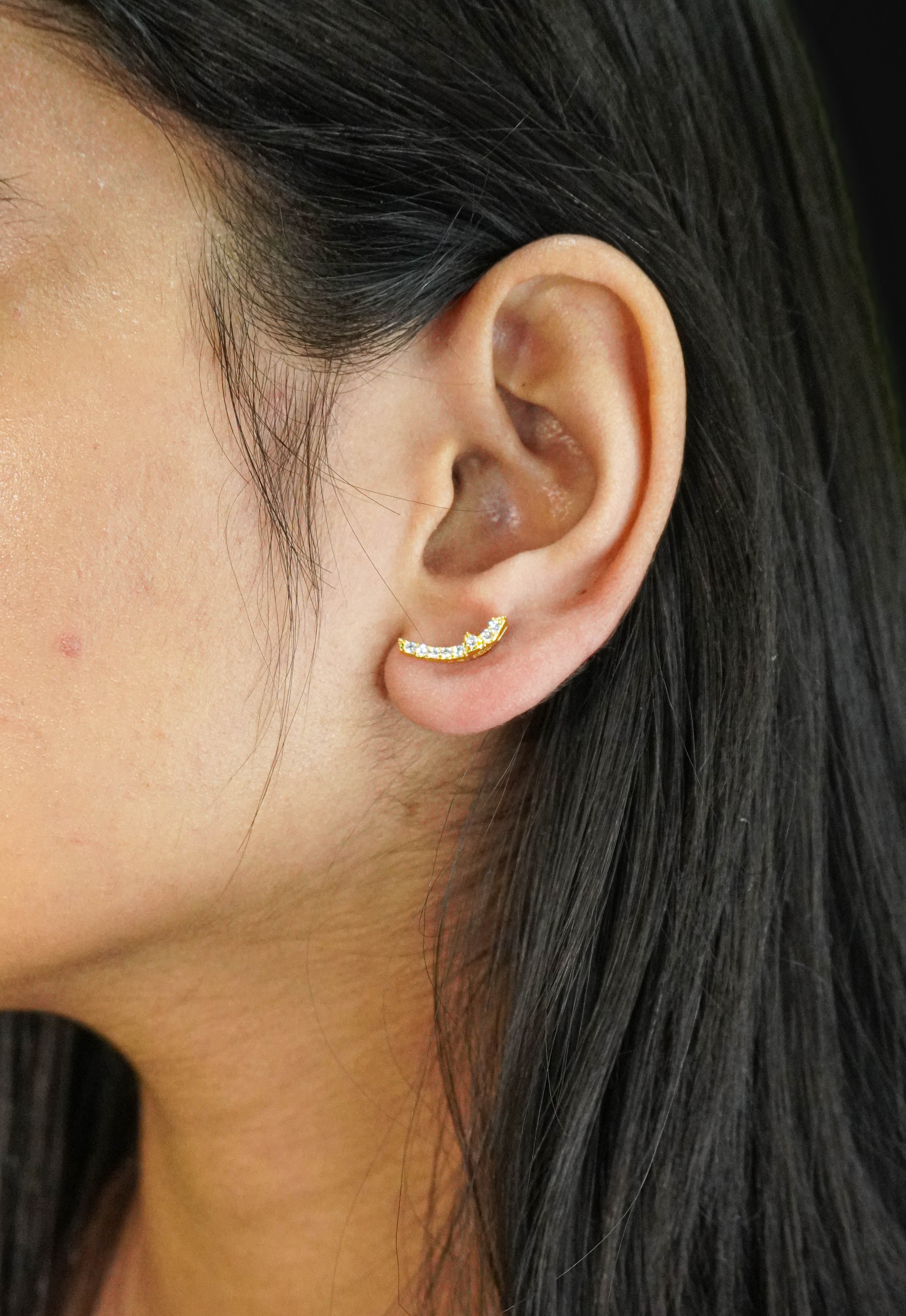 Crescent Glow Earrings