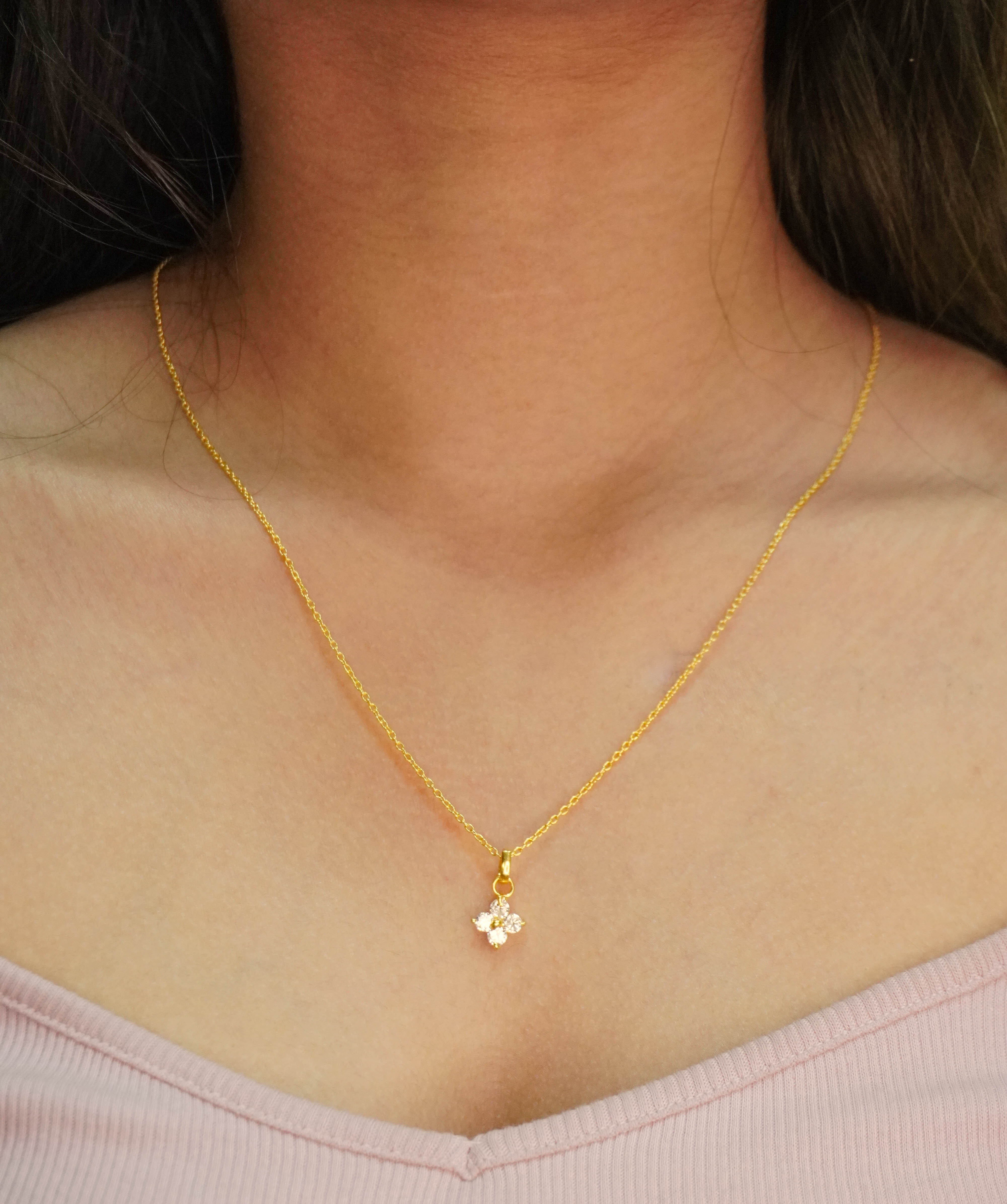 Azure Bloom Pendant (Without Chain)