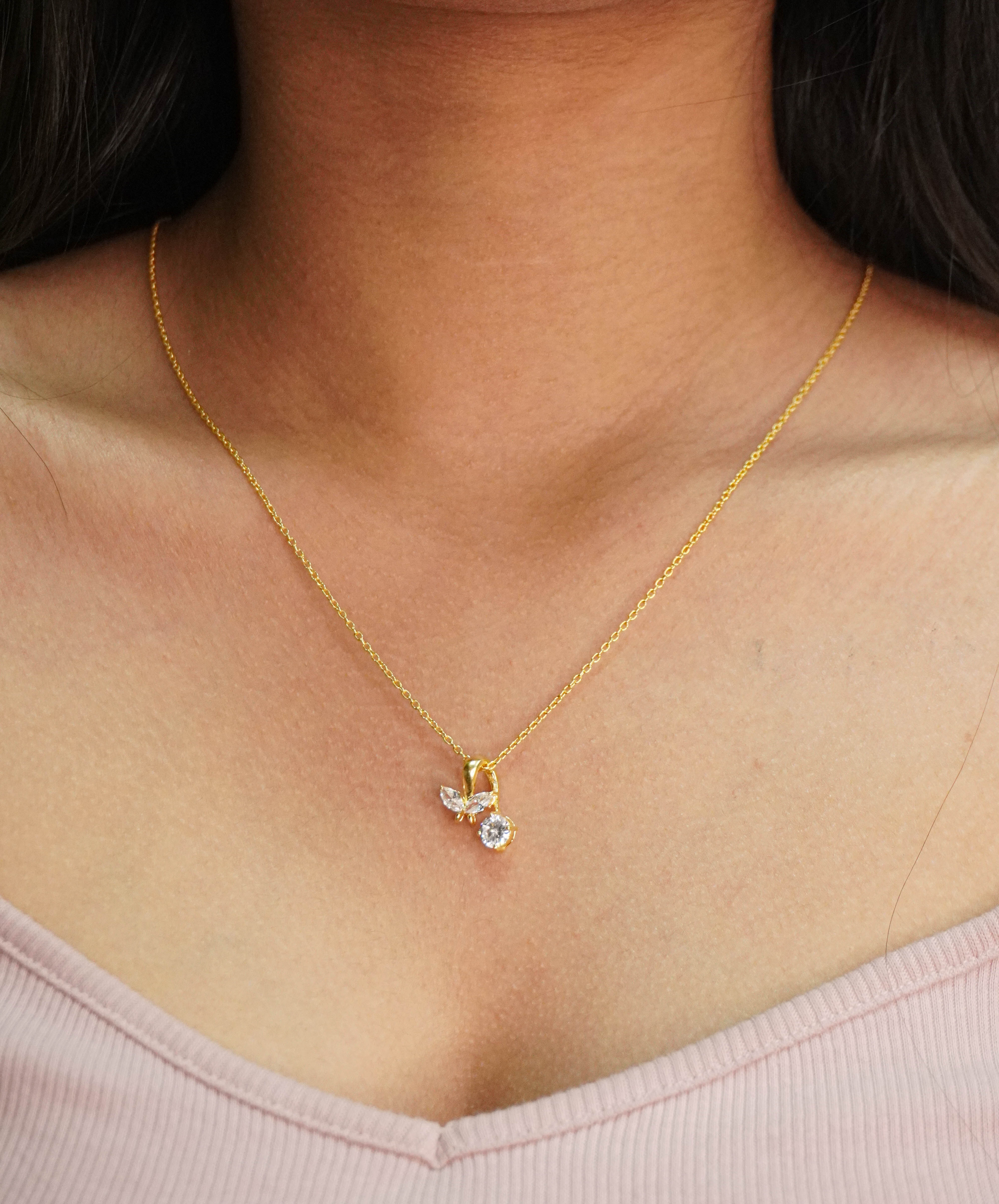 Dazzling Butterfly Pendant
(Without Chain)